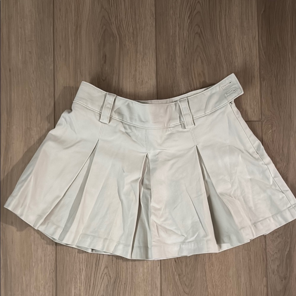 Pleated Mini Skirt